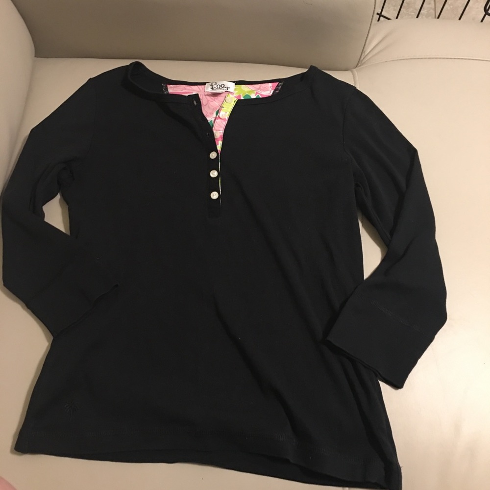 Lilly Pulitzer 3/4 sleeve medium shirt